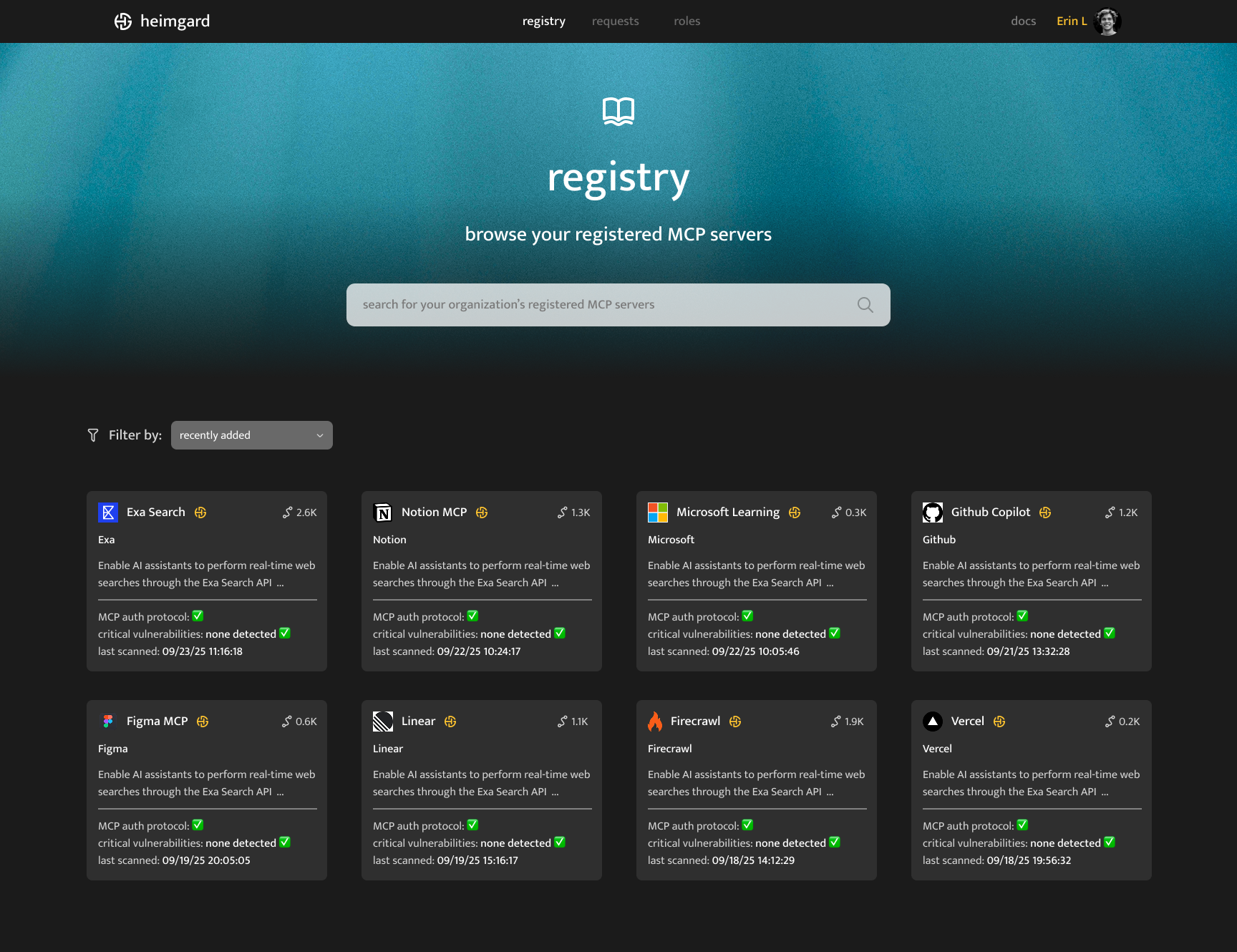 Heimgard Platform Interface